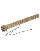 Résistance stéatite barillet tête ovale 3000W, 490mm, TC- DIFF pour Chaffoteaux - 396010-01 Résistance stéatite barillet tête ovale 3000W, 490mm, TC- DIFF pour Chaffoteaux - 396010-01