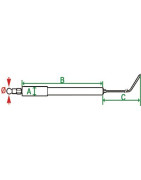 Électrode spécifique BE1.0 type 4- DIFF pour Buderus - 63008653