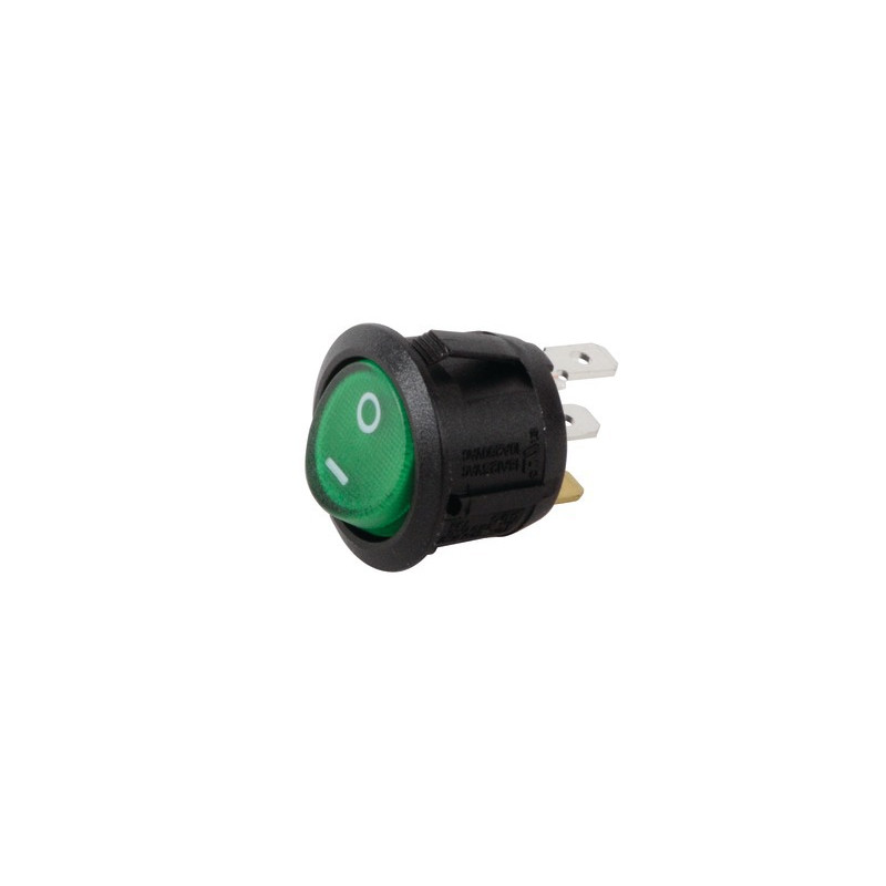 Interrupteur unipolaire Ø23 lumineux ver- DIFF pour Bosch - 87168249040