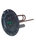 Ensemble d'élément blindé 1200w avec bride et anode- DIFF pour De Dietrich Chappée - 97863563