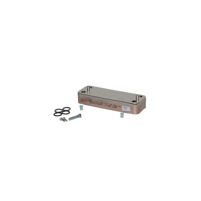 Echangeur sanitaire 12 plaques- DIFF pour De Dietrich Chappée - 711612800