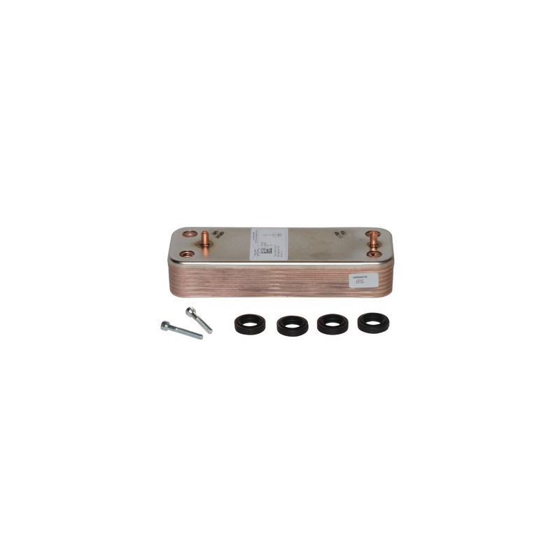 Echangeur sanitaire 14 plaques- DIFF pour De Dietrich Chappée - 711500500