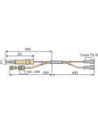 Thermocouple- DIFF pour De Dietrich Chappée - SRN527606 Thermocouple- DIFF pour De Dietrich Chappée - SRN527606