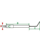 Électrode allumage NOXTRONIC- DIFF pour ELM Leblanc - BOA0056A30001 Électrode allumage NOXTRONIC- DIFF pour ELM Leblanc - BOA0056A30001
