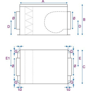 Caisson MINIBLUE 160- CALADAIR - CET018081
