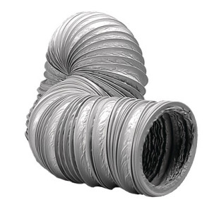 Gaine PVC souple Ø125mm x 6m en filet- DIFF - 50270