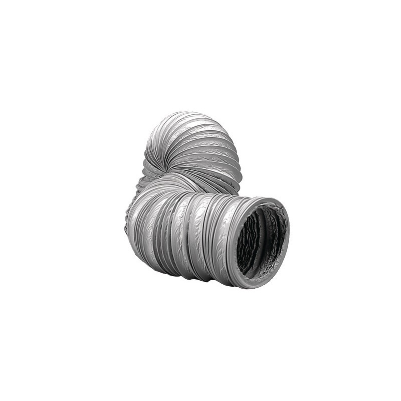 Gaine PVC souple Ø125mm x 6m en filet- DIFF - 50270
