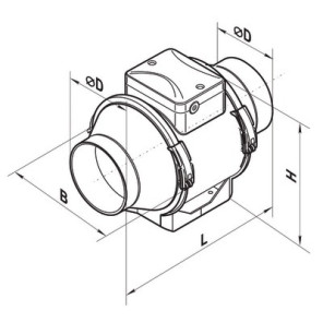 Aérateur conduits longs TT expert 100- NATHER - 999209