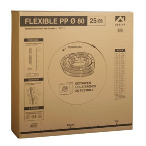 Conduit Ø80mm PPTL flexible 50M- UBBINK - 330054  - (X50)