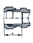 Raccord à olive droit F3/8" x tube 8mm- DIFF - 601607  - (X2)