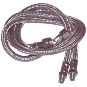 Flexible fioul M1/8" x F1/4" droit- DIFF - 602050  - (X2)