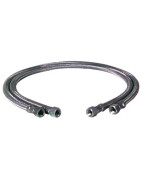 Flexible fioul F1/4" x F1/4" droit- DIFF - 602100  - (X2)