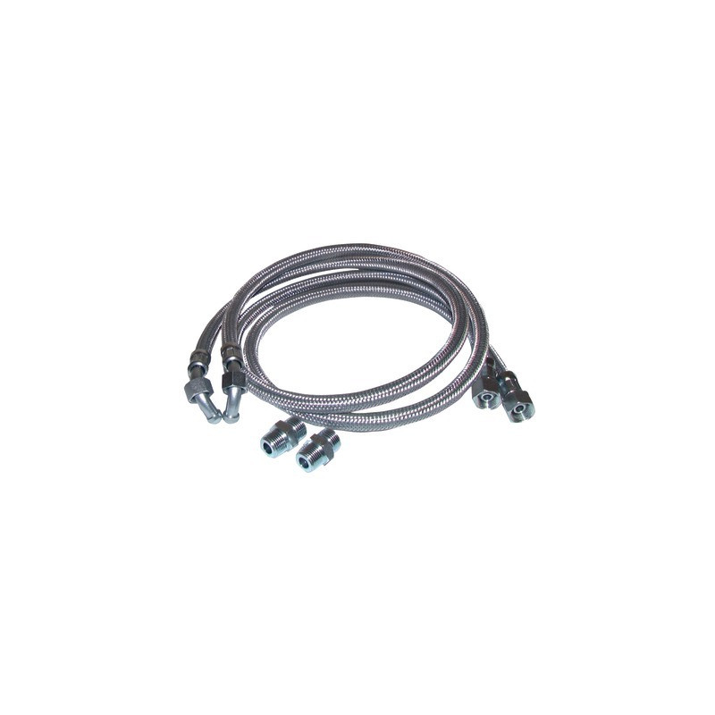 Flexible fioul coudé 1000mm avec 2 raccords- DIFF - 602161