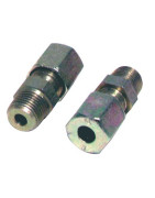 Raccord à bague droit M1/8" x tube 6mm- DIFF - 602386  - (X2)