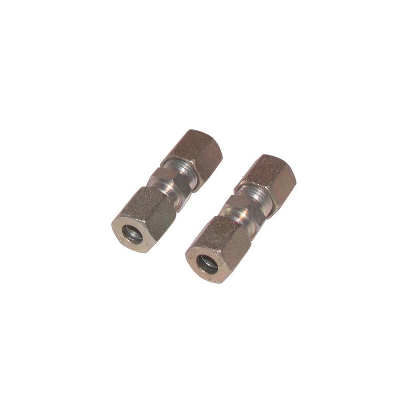 Raccord à bague droit tube 8mm x tube 8m- DIFF - 602867  - (X2)
