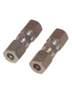 Raccord à bague droit tube 8mm x tube 8m- DIFF - 602867  - (X2)