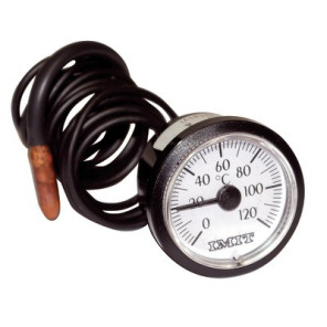 Thermomètre rond Ø 58mm, capillaire  900mm, 0/120°C- DIFF - 606041