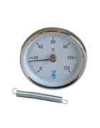 Thermomètre d'applique, Ø 80mm, 0/120°C- DIFF - 606053 Thermomètre d'applique, Ø 80mm, 0/120°C- DIFF - 606053