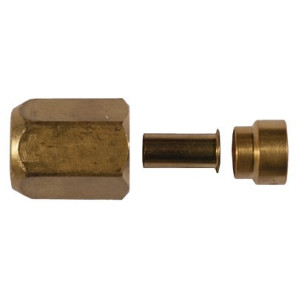 Raccord laiton SAE 3/8" SAE/0.8- SERTO - 416.2384.095  - (X10)