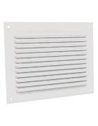 Grille à auvents en aluminium prélaqué blanc GA BL 200 x 200- ANJOS - 6705 Grille à auvents en aluminium prélaqué blanc GA BL 200 x 200- ANJOS - 6705