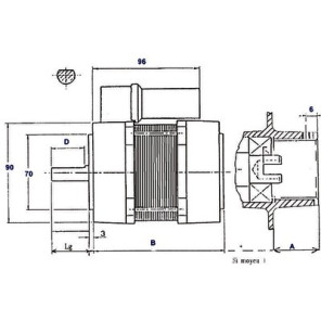 Moteur AACO 60.2.75.32M- DIFF - 702105