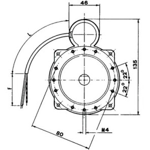 Moteur AACO 60.2.110.32M- DIFF - 702107