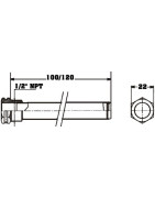 Kit doigt de gant Ø1/2"x50mm int10mm- DIFF - 703492 Kit doigt de gant Ø1/2"x50mm int10mm- DIFF - 703492