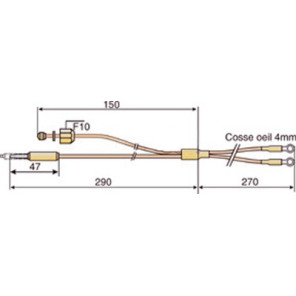 Thermocouple spécifique Réf 27783-27578- DIFF - 704411