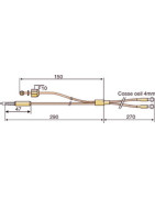 Thermocouple spécifique Réf 27783-27578- DIFF - 704411 Thermocouple spécifique Réf 27783-27578- DIFF - 704411