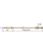 Thermocouple sans plaque- DIFF pour De Dietrich Chappée - 95365380 Thermocouple sans plaque- DIFF pour De Dietrich Chappée - 95365380