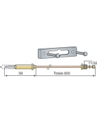 Thermocouple avec plaque- DIFF pour De Dietrich Chappée - 84068984 Thermocouple avec plaque- DIFF pour De Dietrich Chappée - 84068984