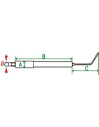 Électrode OE9 petit modèle- OERTLI - 17271298  - (X2)
