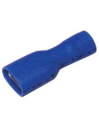 Cosse faston femelle isolée 6.35- DIFF - 802123  - (X12)