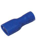 Cosse FASTON femelle isolée 6.35- DIFF - 802128  - (X50)