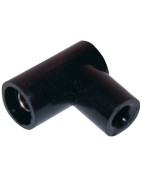Cosse RAJAH coudée 6.35- DIFF - 802132  - (X12)