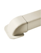Passage de mur courbe 60x45 blanc pur 9010- DIFF - 807409  - (X9)