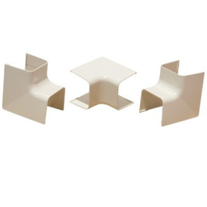 Angle interne 80x60 blanc crème 9001- DIFF - 807713  - (X6)