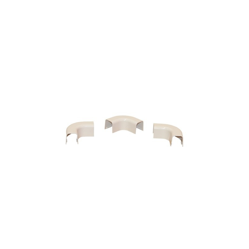 Courbe plane goulotte condensat blanc- DIFF - 807723  - (X20)