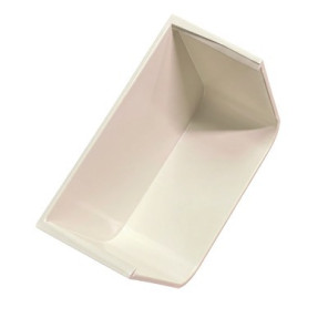 Embout 80x60 blanc pur 9010- DIFF - 807730  - (X9)