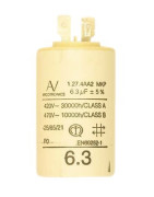 Condensateur 6.3µf 470Vac- ELM LEBLANC - 87387029230 Condensateur 6.3µf 470Vac- ELM LEBLANC - 87387029230