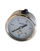 Manomètre inox, glycérine Ø 63mm, 0/10ba- DIFF - 901405 Manomètre inox, glycérine Ø 63mm, 0/10ba- DIFF - 901405