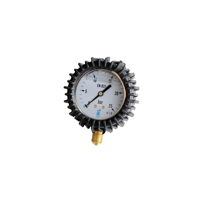 Manomètre inox, glycérine Ø 63mm, 0/25b- DIFF - 901422