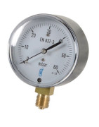 Manomètre acier à capsule Ø 63mm, 0/60mb- DIFF - 901470 Manomètre acier à capsule Ø 63mm, 0/60mb- DIFF - 901470