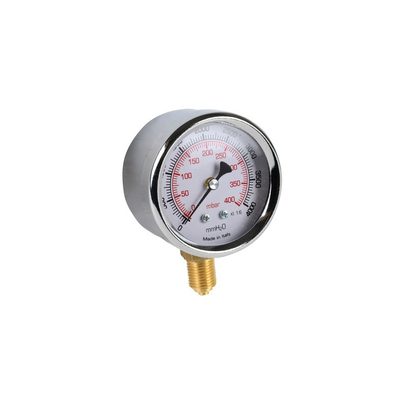 Manomètre acier à capsule Ø 63mm, 0/400m- DIFF - 901478