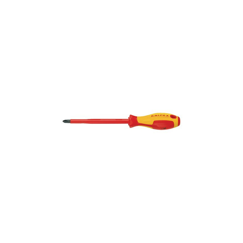 Tournevis cruciforme PHILLIPS d'électricien PH1- KNIPEX - 98 24 01