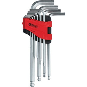 Clé à six pans sphérique (10 pièces)- KS TOOLS - 151.5000  - (X8)