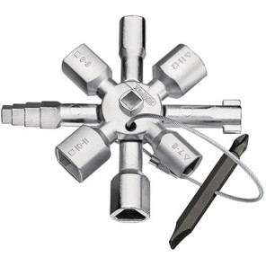 Clé gaz multifonctions KNIPEX TWINKEY®- KNIPEX - 00 11 01
