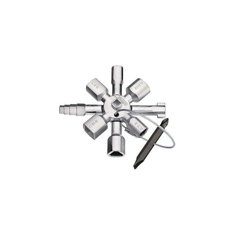 Clé gaz multifonctions KNIPEX TWINKEY®- KNIPEX - 00 11 01