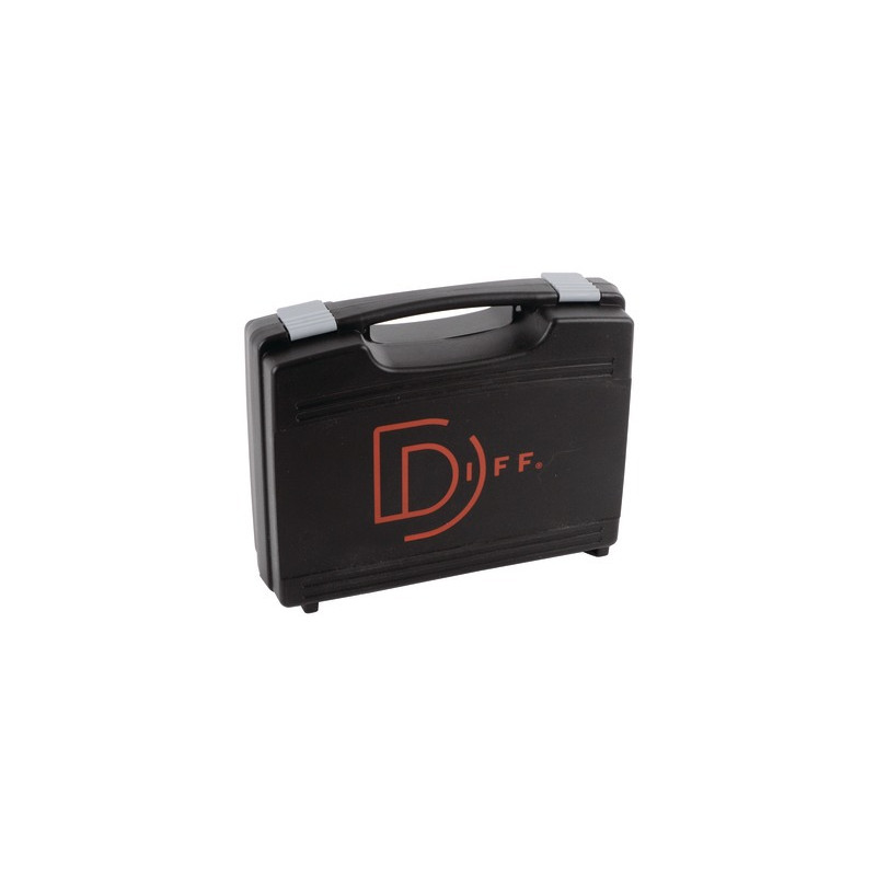 Mallette noire avec 2 mousses 363x307x12- DIFF - 901660