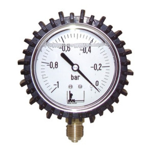 Vacuomètre inox, glycérine Ø63mm, -1/0ba- DIFF - 902423